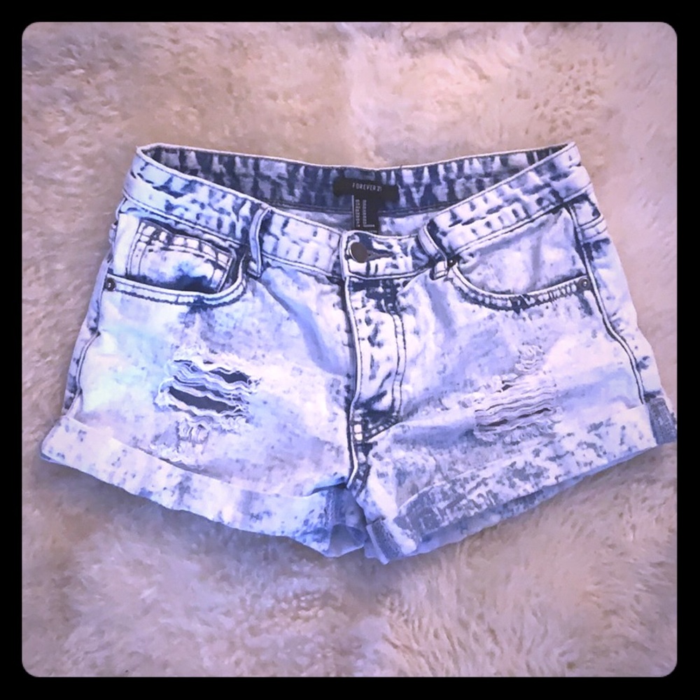 Acid washed Shorts
